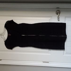 2b Bebe Black Bandage Short Sleeve Party Dress